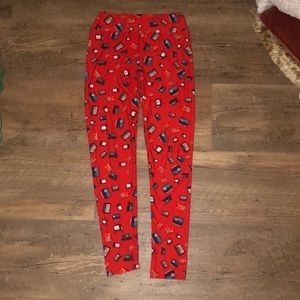 LuLaRoe Whimsical Vintage Camera Leggings
